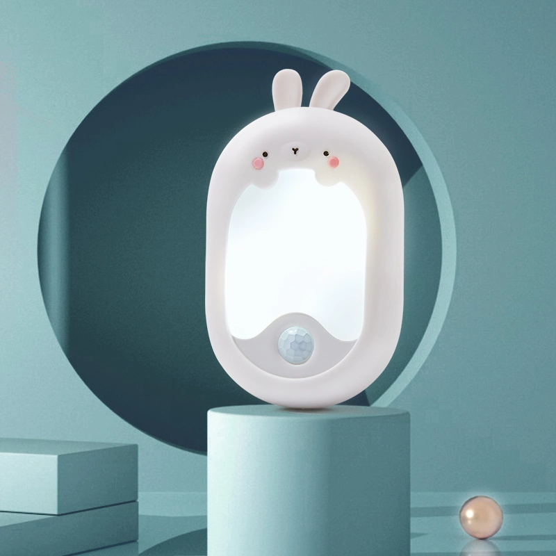 New Lovely Rabbit Induction Lamp LED Smart Sensor Night Light
