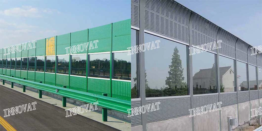 Sound Barrier Walls/ Highway Precast Concrete Noise Barrier Panel/ PMMA Barrier Laminated Glass Acrylic Plate PC/Acoustic Panel Supplier