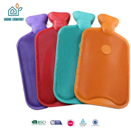 Natural Rubber Hot Water Cute Water Injection Bag with Cover Keeping Warm for Promotion Christmas Gift