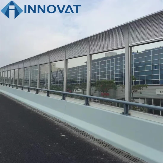 Sound Barrier Walls/ Highway Precast Concrete Noise Barrier Panel/ PMMA Barrier Laminated Glass Acrylic Plate PC/Acoustic Panel Supplier