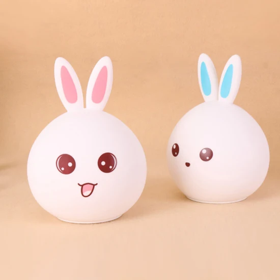 Colorlife Rabbit Silicone Touch Sensor Night Light for Kids Toy