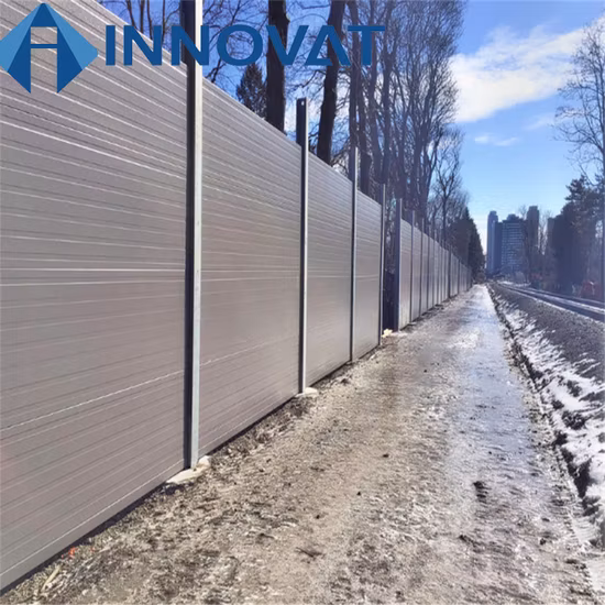 Sound Barrier Walls/ Highway Precast Concrete Noise Barrier Panel/ PMMA Barrier Laminated Glass Acrylic Plate PC/Acoustic Panel Supplier